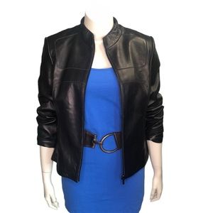NWOT Calvin Klein Leather Jacket